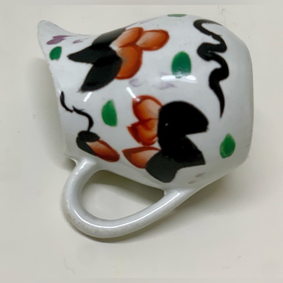 19th Century Vtg Gaudy Welsh Cyclamen Pattern Hand Painted Miniature Jug RARE - Picture 16 of 16